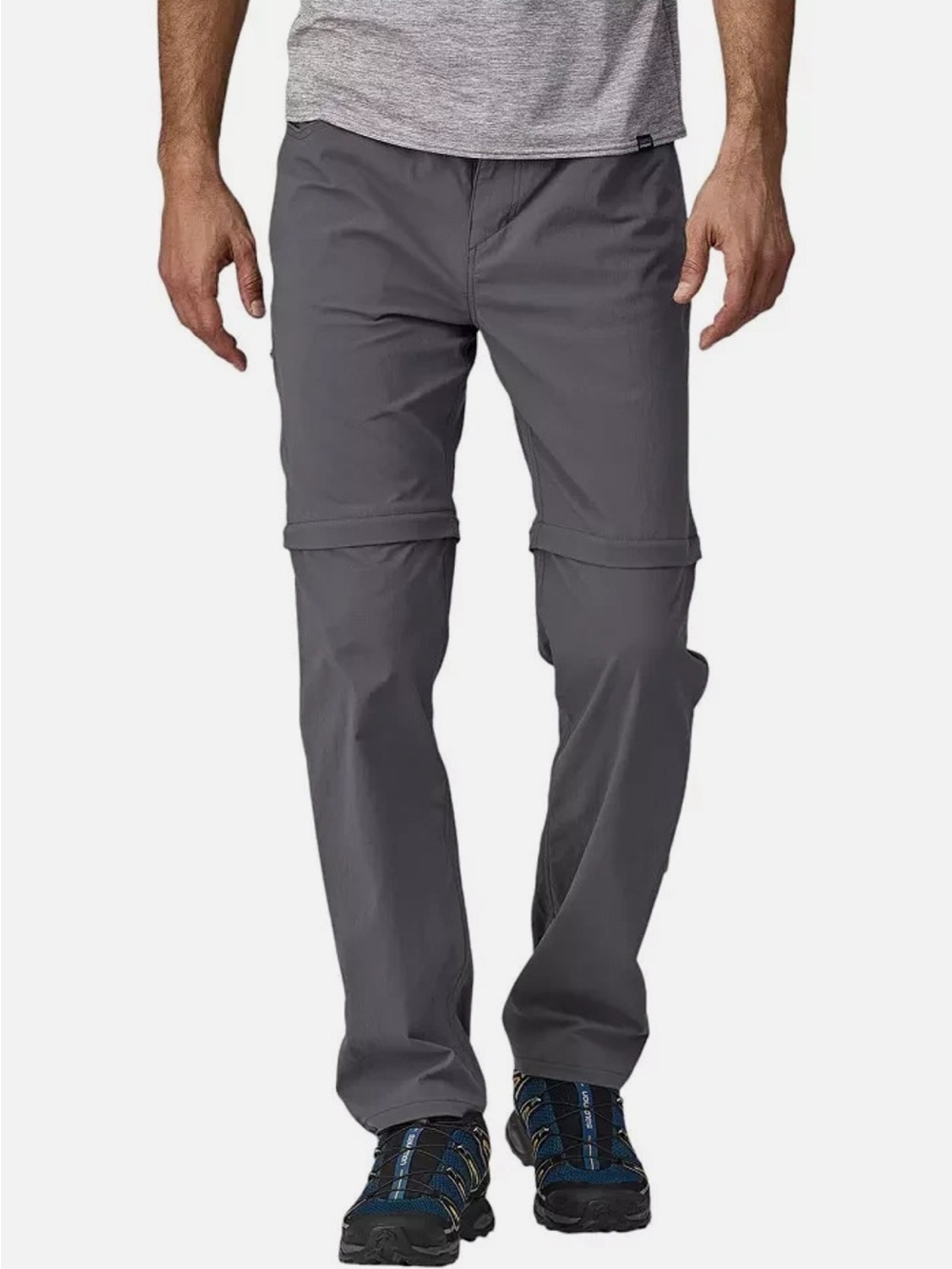 Patagonia Men's Gray Convertible Zip-Off Pants Outdoor Size 32